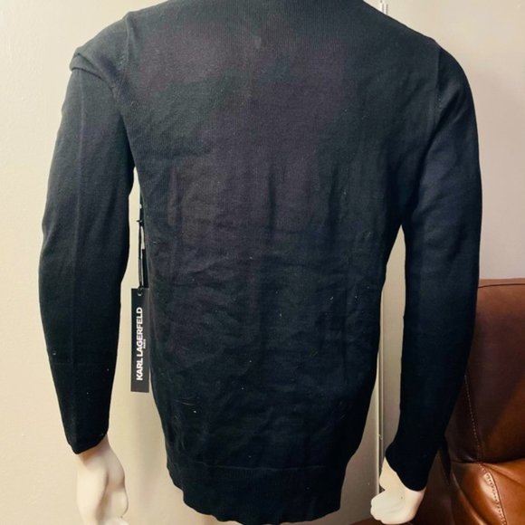 Karl Lagerfeld Sweater Men Black Size M - Picture 5 of 10
